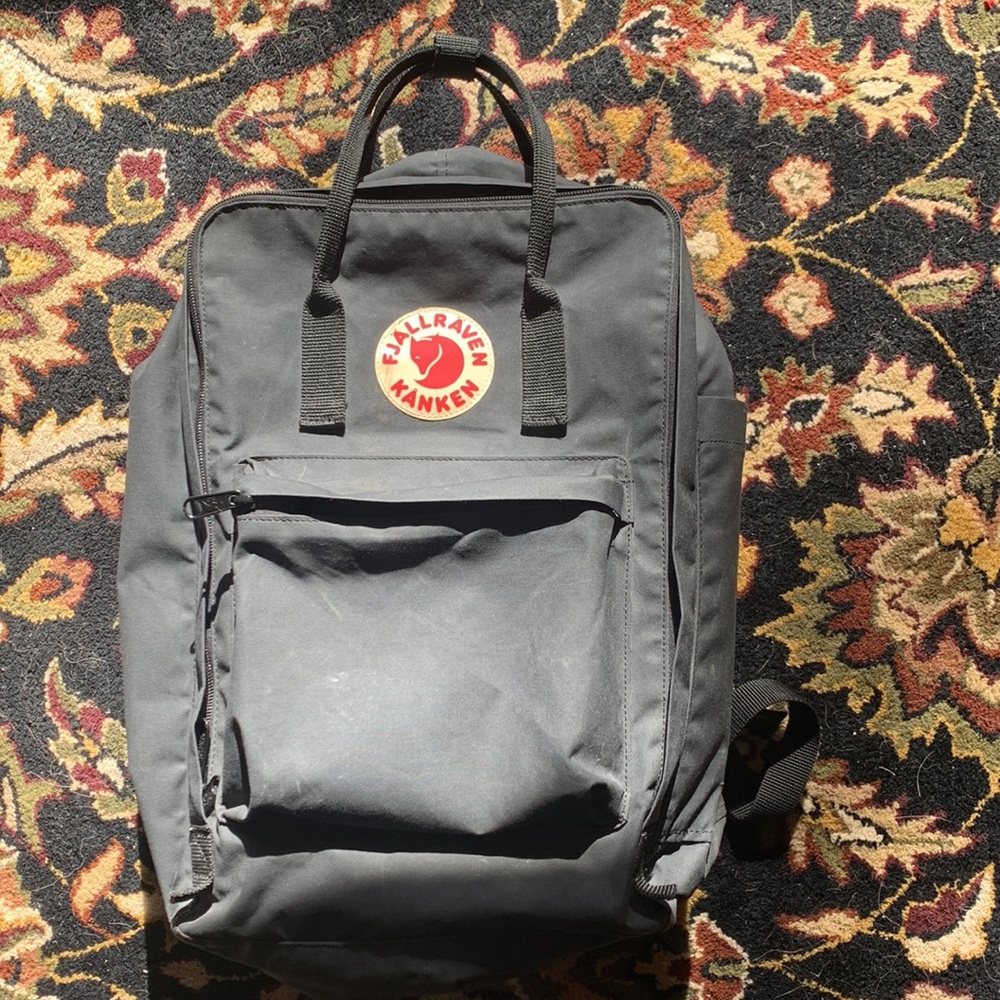Fjallraven Kanken Laptop 17" Backpack (Black)